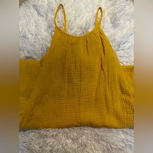 Yellow cat&jack romper with pockets